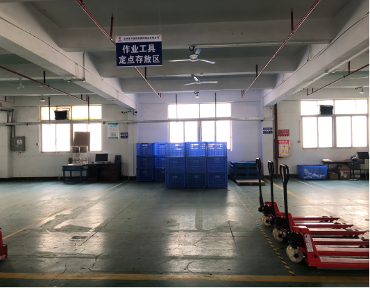 仓库作业工具定点定位区